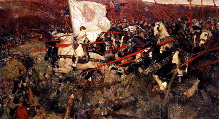 Tableau Sur Toile Jeanne D'Arc - 50x70 Cm - Bannière Décorative - Neuf Sous Emballage